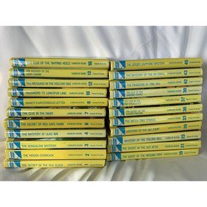 Lot of 22 Nancy Drew Mystery Glossy Flashlight Series (#1-45 Assorted)